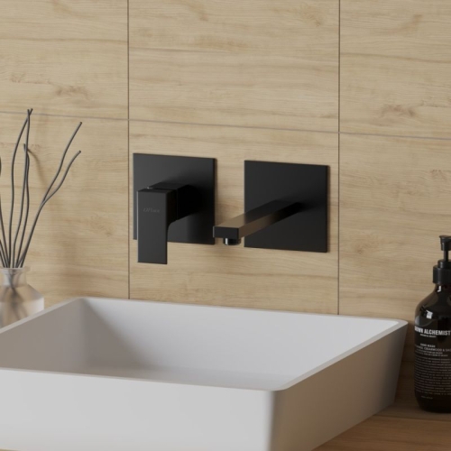 Смеситель для раковины встраиваемый Paini Grazia 21PZ208 черный фото 2