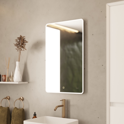 Зеркало с LED-подсветкой Dreja Point 50, 60*80, 80*90, 100, 120*70 фото 4