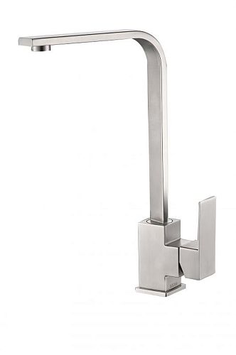 Смеситель кухонный Haiba HB70803 нержавеющая сталь