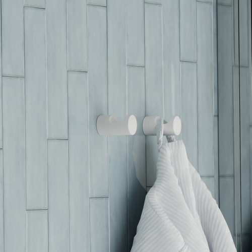 Крючок одинарный Iddis Noa белый фото 2