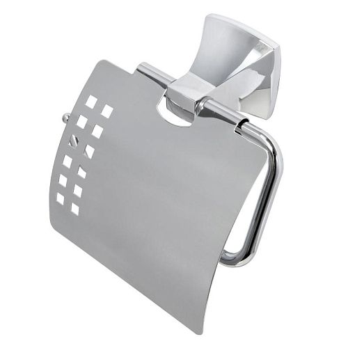 Держатель туалетной бумаги с крышкой Wasserkraft Wern K-2525 хром