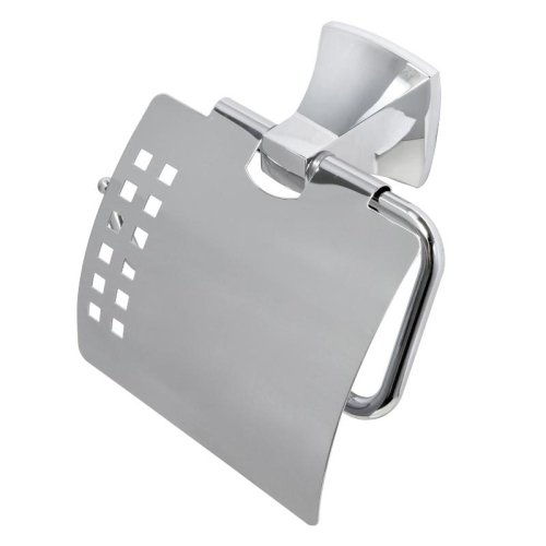 Держатель туалетной бумаги с крышкой Wasserkraft Wern K-2525 хром