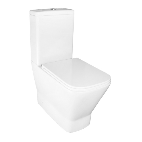 Унитаз напольный безободковый, смыв Торнадо Azario Joy AZ-2168-UQ3 с сидением микролифт фото 2