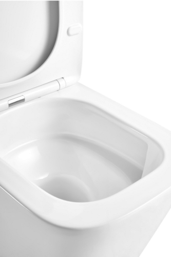 Унитаз подвесной безободковый Taliente Correto CR55003, смыв Торнадо фото 4