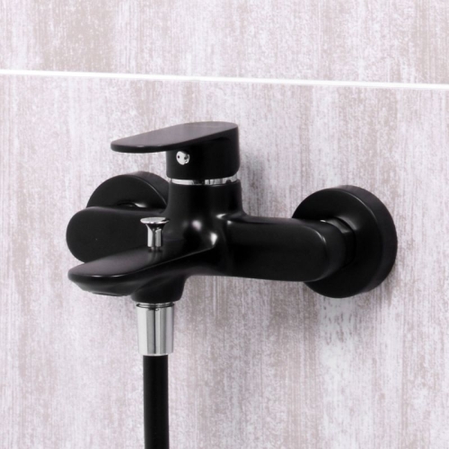 Смеситель для ванны Wasserkraft Elbe 7401 чёрный фото 2