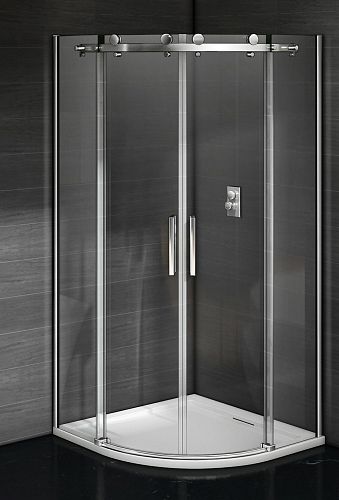 Душевое ограждение BAS GALAXY R-TD 90*90, 100*100 хром/ чёрное