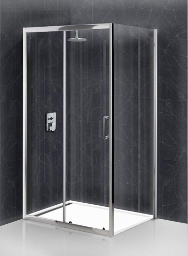 Душевой уголок Bel Bagno Uno-AH-1 100*80,90, 110*80, 120*80,90,100 стекло прозрачное, Punto
