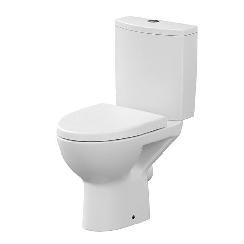 Унитаз напольный безободковый Cersanit Parva CleanOn, дюропласт с микролифтом