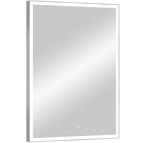 Зеркало Continent Frame Silver LED 60*80