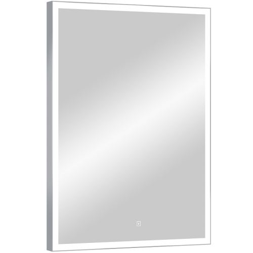 Зеркало Continent Frame Silver LED 60*80