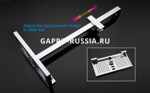 Набор смесителей для ванны Gappo G2898 хром фото 6