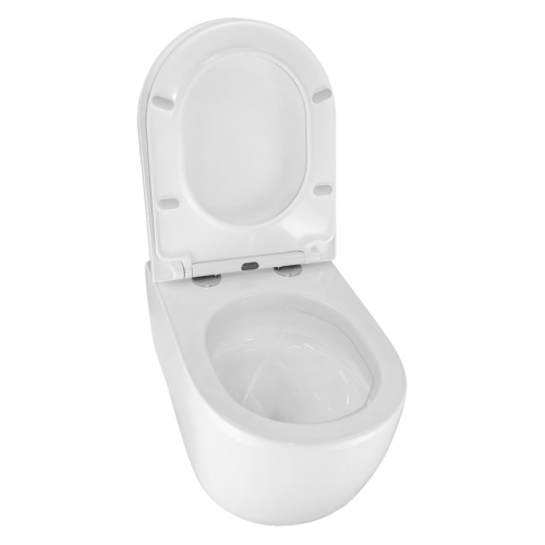 Унитаз подвесной безободковый Azario Nemi AZ-1293WH, смыв Торнадо фото 4