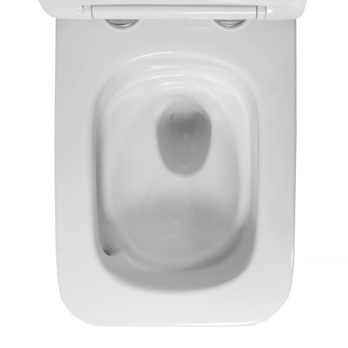Унитаз подвесной безободковый Azario Indor AZ-9004WT, смыв Торнадо фото 4