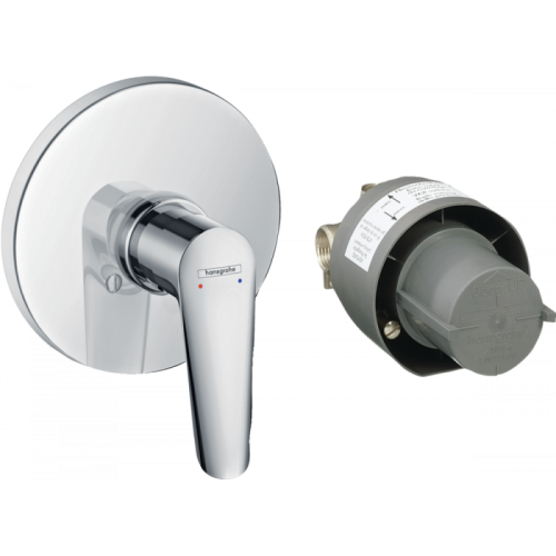 Смеситель для душа Hansgrohe, Logis E, UP Set, хром, 71608000