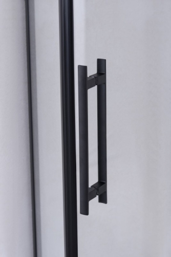 Душевое ограждение Niagara Нова/Nova NG-6801-08ВLACK 90*90,стекло прозрачное фото 4