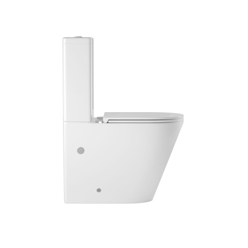 Унитаз напольный безободковый Sole Torr Turbo смыв Торнадо фото 2