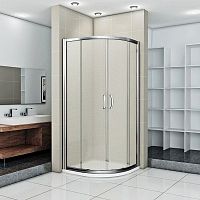 Душевое ограждение BAS Infinity R 80*80, 90*90, 100*100, хром