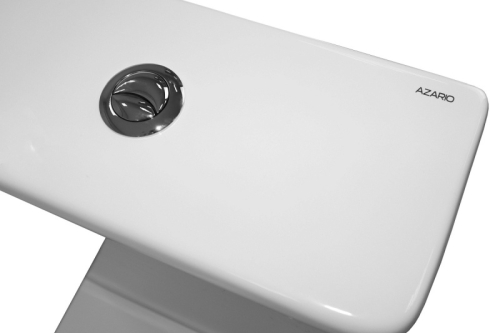 Унитаз напольный безободковый Azario Fretta Round AZ-1217 + AZ-1216 с сидением микролифт, смыв Geberit фото 8