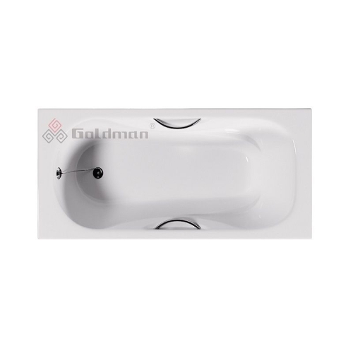 Ванна Goldman Donni 150, 160, 170*75 с ножками и ручками