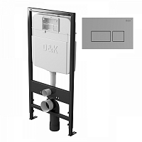 Инсталляция для унитаза D&K DI8055119 + клавиша Berlin хром, матовый хром, белый, черный