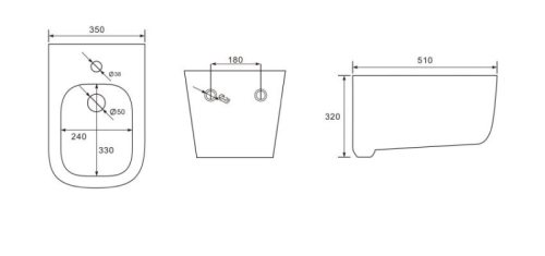 Биде подвесное Aquatek Дива AQ1012-00 фото 4