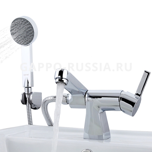 Смеситель врезной на борт ванны 1 отв. Gappo G1204