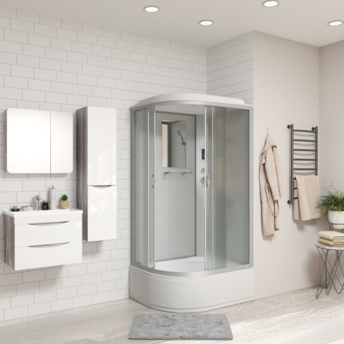 Душевая кабина Niagara Классик NG-2310-14RP 120*80*215 высокий поддон(40см),стекло матовое фото 3