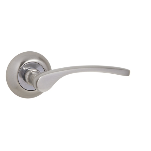 Ручка Ajax раздельная CORSA AJ SN/CP-3 матовый никель/хром, квадрат 105мм