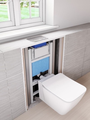 Инсталляция Ideal Standard PROSYS FRAME 12 M Кнопка чёрная, белая, хром OLEAS M3 фото 5