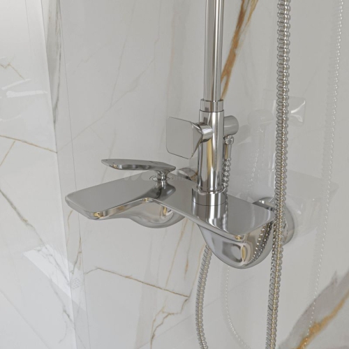 Душевая система Lemark LM6862C хром фото 4