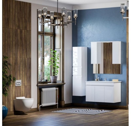 Зеркало-шкаф Мирсант Next 100 2 ящика фото 2