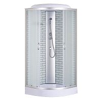 Душевая кабина Loranto Subway CS6680-13FW 80*80 низкий поддон
