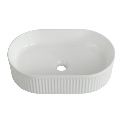 Раковина накладная Belbagno BB1497 490х310х130 мм, белая фото 4