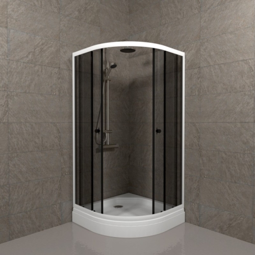 Душевое ограждение Triton Грей А 90*90 низкий поддон фото 2