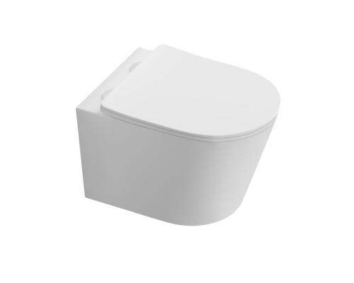 Унитаз подвесной безободковый Aquatek Таурус AQ1580T-00 сиденье с м/л, смыв Торнадо