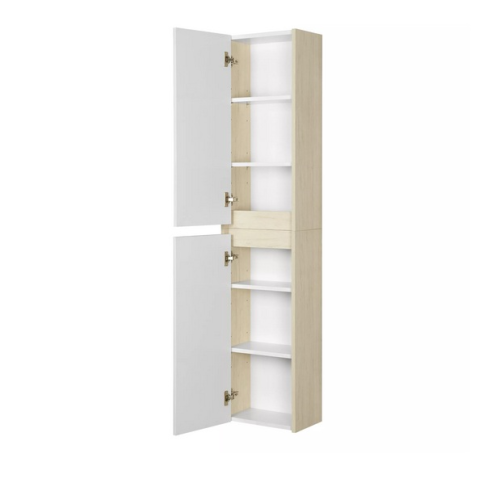 Полуколонна Aquaton Сканди 35*23*80 Белый Глянцевый/Дуб Верона фото 4