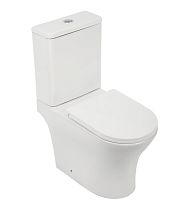 Унитаз напольный безободковый Aqua Nero Link AN-016L, смыв Торнадо