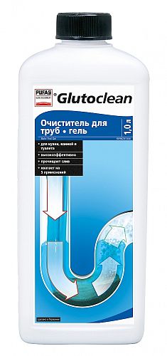 Очиститель для труб Glutoclean гель 1л