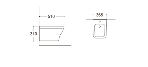 Биде подвесное Aquatek Амадео AQ1663-00 фото 2