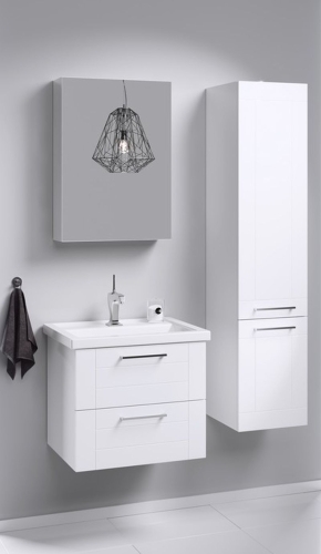 Тумба с умывальником Aqwella  MANCHESTER 60 70 80 100 подвесная белая фото 2