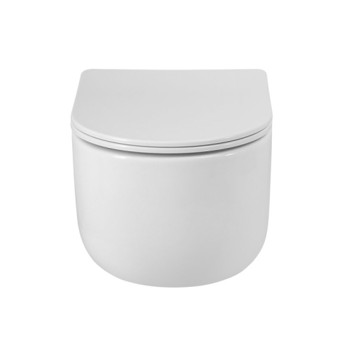 Унитаз подвесной безободковый Belbagno Soft-TOR смыв Торнадо, сидение микролифт фото 5