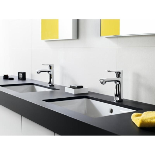 Смеситель для раковины Hansgrohe Metris 31080000, хром фото 3