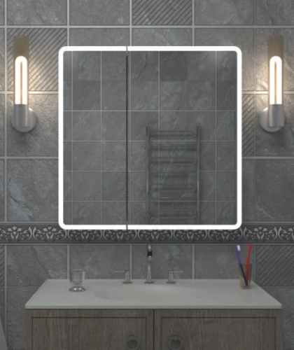 Зеркало-шкаф Mirsant Арена 60, 80, 100 фото 3