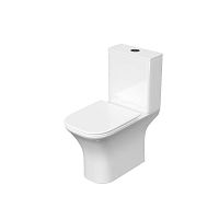 Унитаз напольный безободковый Aquatek Оптима Т Sq AQ4421-00, смыв Торнадо