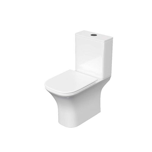 Унитаз напольный безободковый Aquatek Оптима Т Sq AQ4421-00, смыв Торнадо