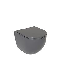 Унитаз подвесной безободковый SOLE PANDORA 2 Grey серый матовый