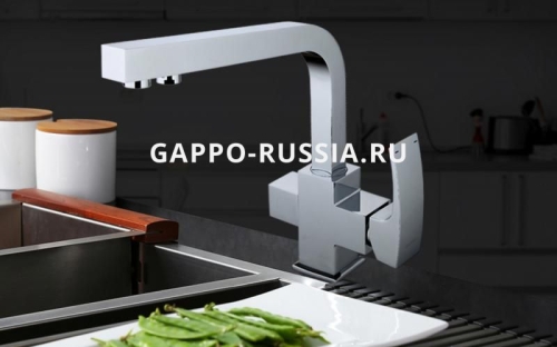 Смеситель для кухни G4307 хром фото 6