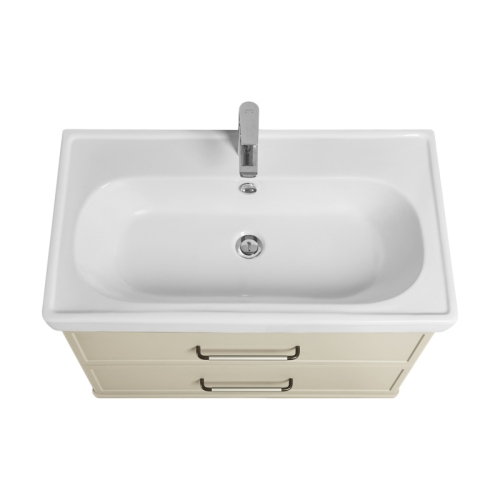 Тумба с раковиной Aquaton Нео-Классика 85 Белый камень фото 2