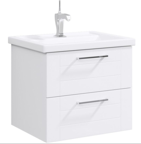 Тумба с умывальником Aqwella  MANCHESTER 60 70 80 100 подвесная белая