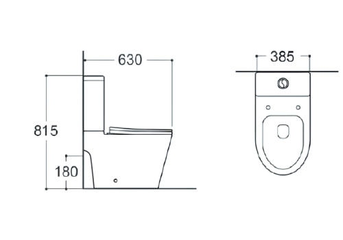 Унитаз напольный безободковый Aquatek Вега AQ2904T-00, смыв Торнадо фото 2